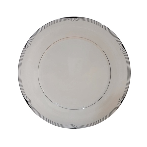 VINTAGE NORITAKE Sterling Cove Serving platter Fine china Round Retired LIKE New - Picture 5 of 13